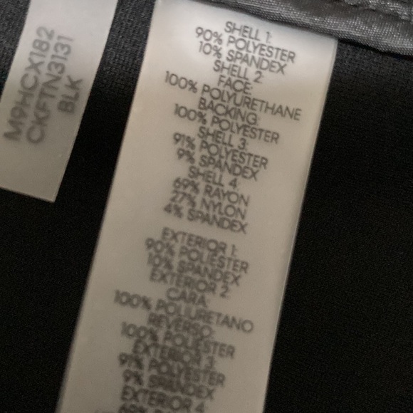 Calvin Klein mixed media topper jacket size 6 - Picture 10 of 11